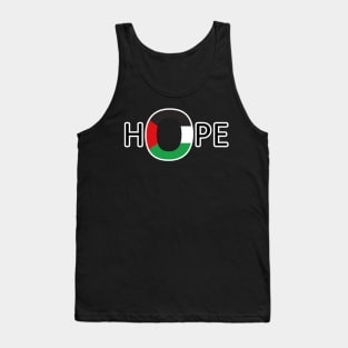 Hope For Freedom Of Palestine - Palestinian Flag For Protest Tank Top